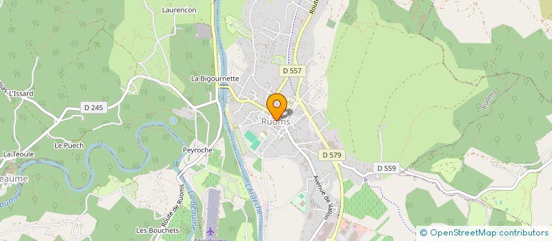 localisation de l'entreprise MADAME CELIA MARTIN  RUOMS