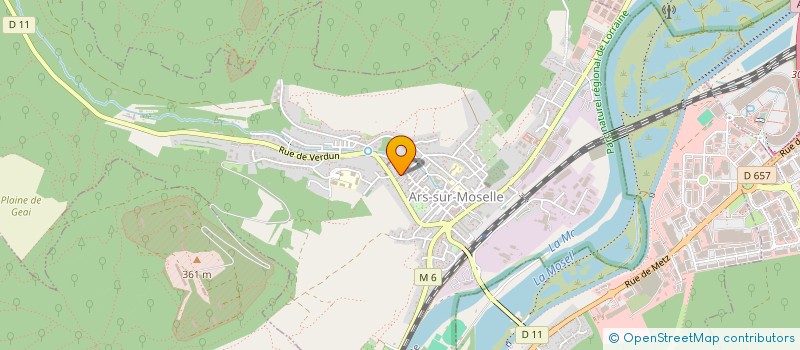 localisation de l'entreprise MADAME CELIA MARTINS  ARS-SUR-MOSELLE