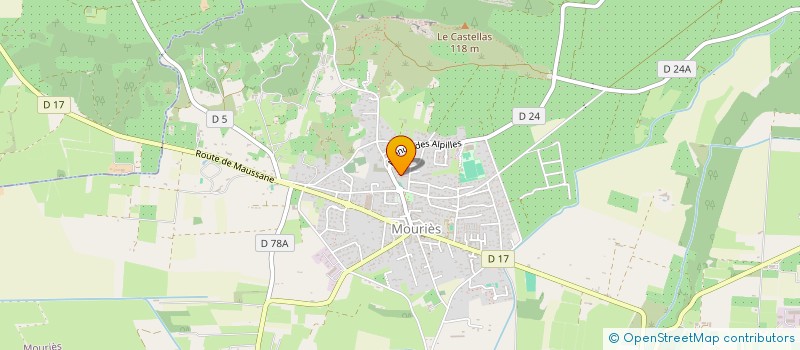 localisation de l'entreprise MADAME CELIA MASCALCHI  MOURIES