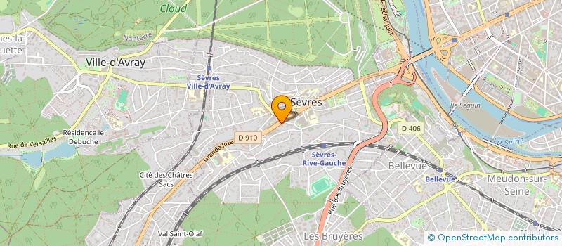 localisation de l'entreprise MADAME CELIA MAULOISE  SEVRES