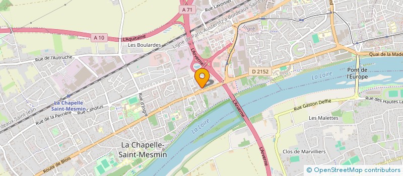 localisation de l'entreprise MADAME CELIA MIGUEL  LA CHAPELLE-SAINT-MESMIN