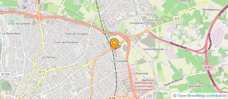 localisation de l'entreprise MADAME CELIA MIRA à BEZIERS