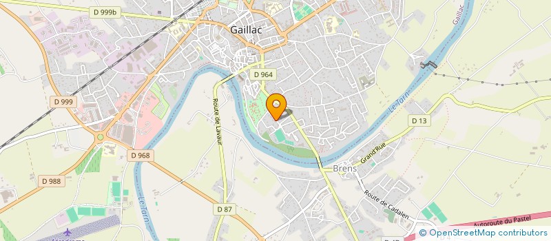 localisation de l'entreprise MADAME CELIA MOLINIER  GAILLAC