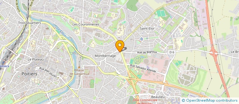 localisation de l'entreprise MADAME CELIA MONAMY  POITIERS