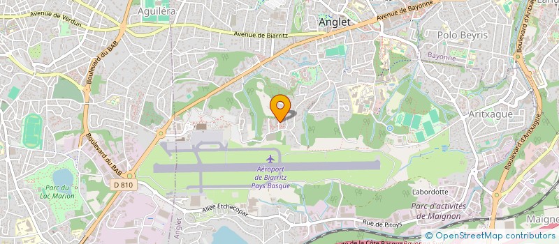 localisation de l'entreprise MADAME CELIA MONCOIFFE  ANGLET