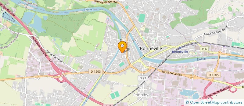 localisation de l'entreprise MADAME CELIA MOSCILLO  BONNEVILLE