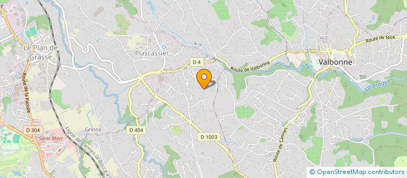 localisation de l'entreprise MADAME CELIA MOULIN  MOUANS-SARTOUX