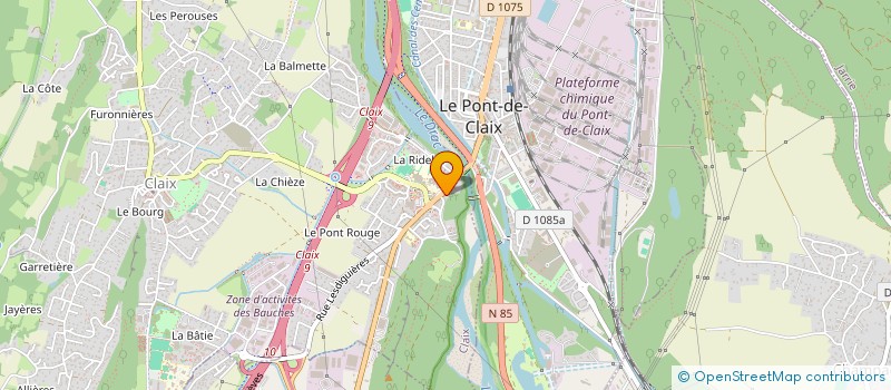 localisation de l'entreprise MADAME CELIA MURTINHA  CLAIX