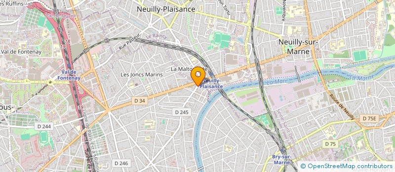 localisation de l'entreprise MADAME CELIA NAMIGANDET TENGUERE  LE PERREUX-SUR-MARNE