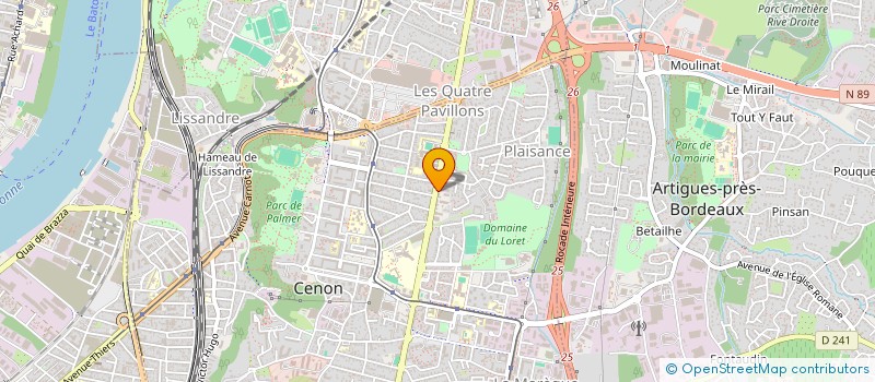 localisation de l'entreprise MADAME CELIA NIVELEAU--ANSQUER  CENON