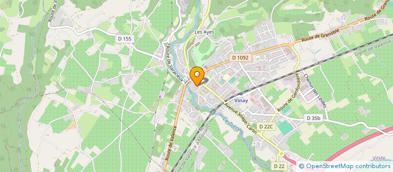 localisation de l'entreprise MADAME CELIA OLIVEIRA  VINAY