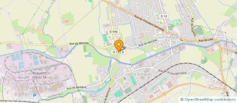 localisation de l'entreprise MADAME CELIA OUMELKHEIR BENLABED  ESTAIRES