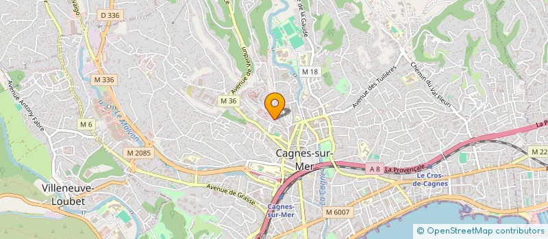 localisation de l'entreprise MADAME CELIA PARMENTIER à CAGNES-SUR-MER