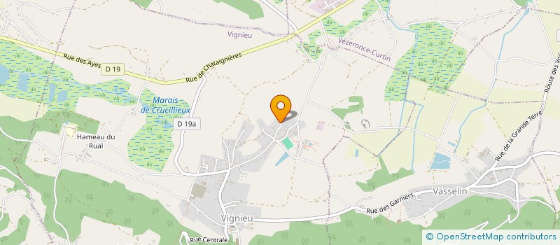 localisation de l'entreprise MADAME CELIA PASQUET  VIGNIEU