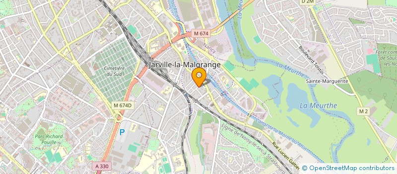 localisation de l'entreprise MADAME CELIA PEIGNIER  JARVILLE-LA-MALGRANGE