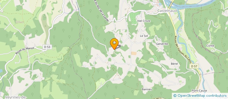 localisation de l'entreprise MADAME CELIA PEIRO à CASTELNAUD-LA-CHAPELLE