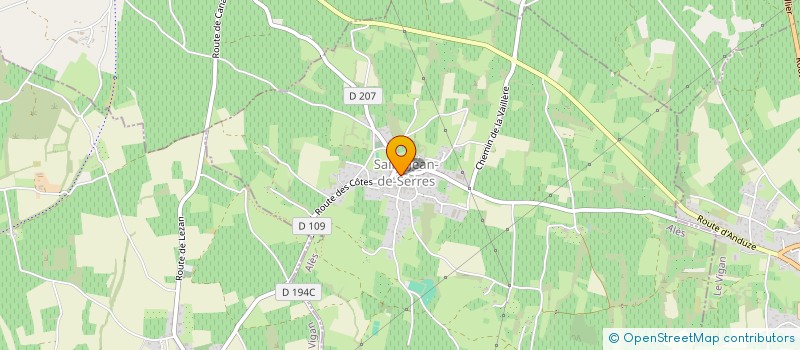 localisation de l'entreprise MADAME CELIA PETITJEAN  LA CALMETTE