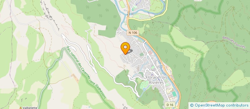 localisation de l'entreprise MADAME CELIA PICARD  FLORAC TROIS RIVIERES