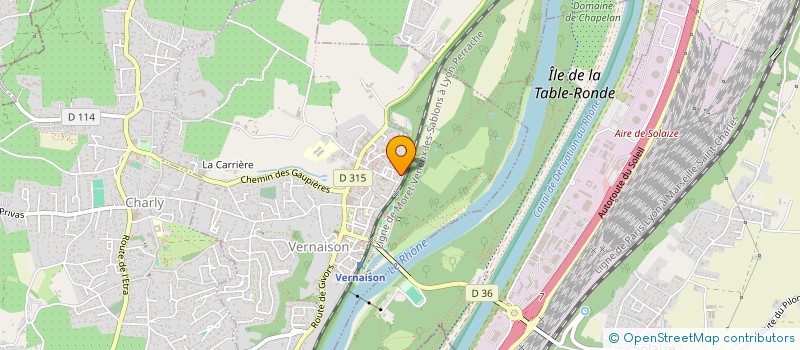 localisation de l'entreprise MADAME CELIA PIEGAY  VERNAISON