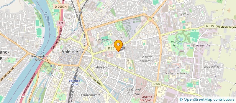localisation de l'entreprise MADAME CELIA PIETRZAK à VALENCE