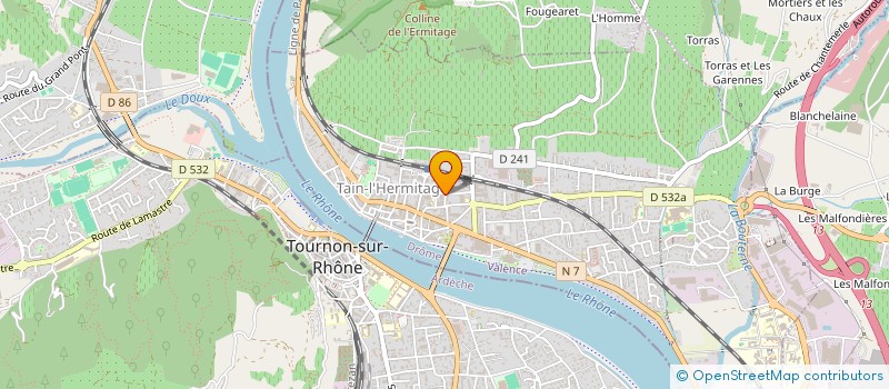 localisation de l'entreprise MADAME CELIA PINET  TAIN-L'HERMITAGE