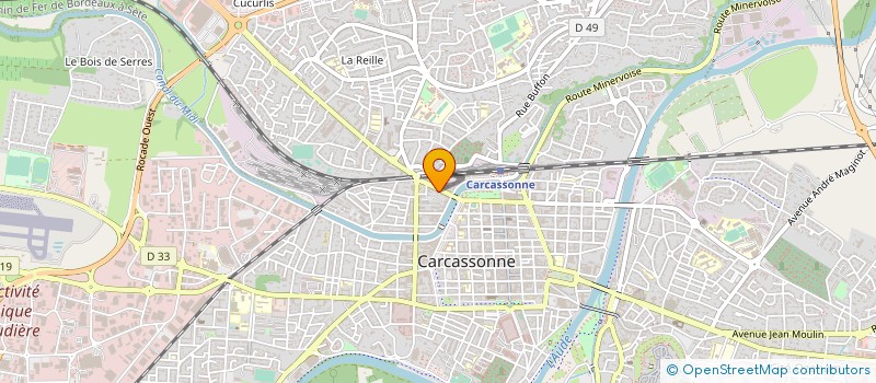 localisation de l'entreprise MADAME CELIA PINTO à CARCASSONNE