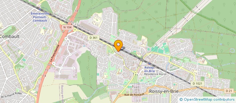 localisation de l'entreprise MADAME CELIA PIO MUNIZ  ROISSY-EN-BRIE