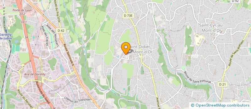 localisation de l'entreprise MADAME CELIA POMPOUGNAC  SAINT-DIDIER-AU-MONT-D'OR