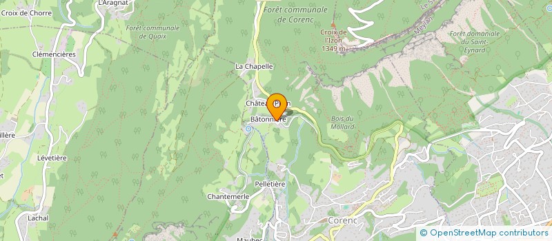 localisation de l'entreprise MADAME CELIA PONSERO  CORENC