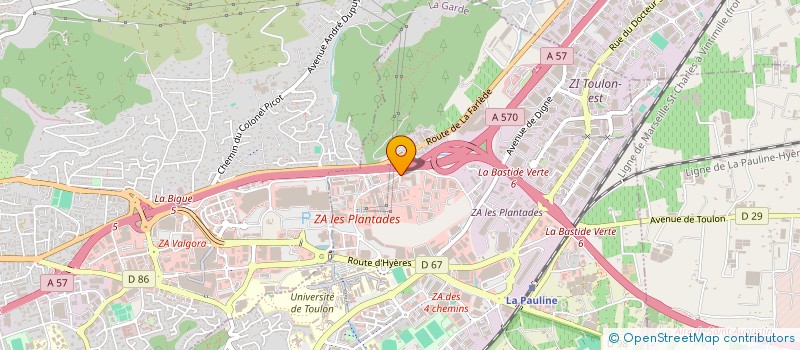 localisation de l'entreprise MADAME CELIA POTELET  LA GARDE