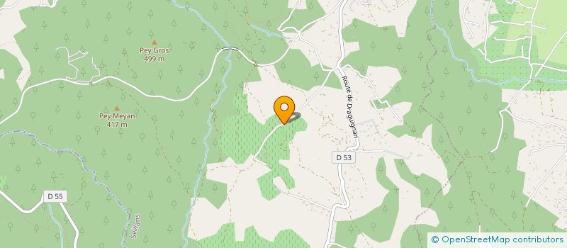 localisation de l'entreprise MADAME CELIA PRALUS  SEILLANS