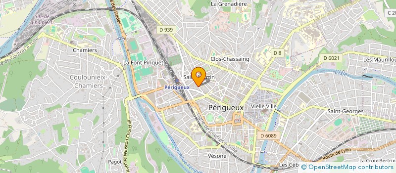 localisation de l'entreprise MADAME CELIA PRINTEMPS--CLERTEAU  PERIGUEUX