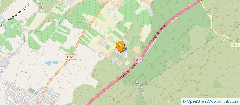 localisation de l'entreprise MADAME CELIA PUGINIER  FABREGUES