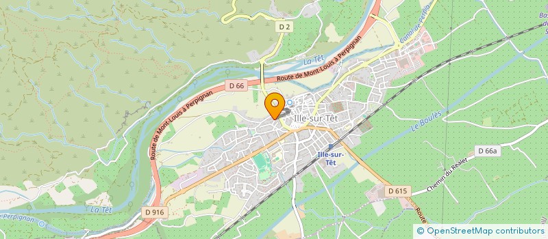 localisation de l'entreprise MADAME CELIA PULL à ILLE-SUR-TET