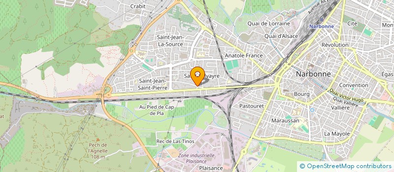 localisation de l'entreprise MADAME CELIA RAGOT  NARBONNE