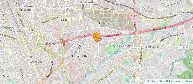 localisation de l'entreprise MADAME CELIA RAHOU à MARSEILLE