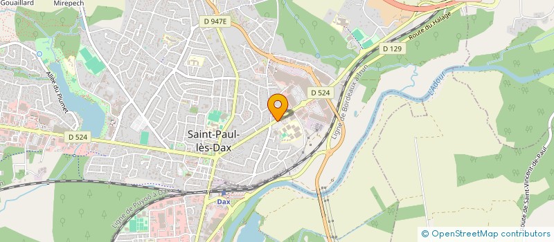 localisation de l'entreprise MADAME CELIA RAY  SAINT-PAUL-LES-DAX