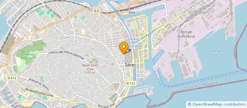 localisation de l'entreprise MADAME CELIA RECORDON  SETE