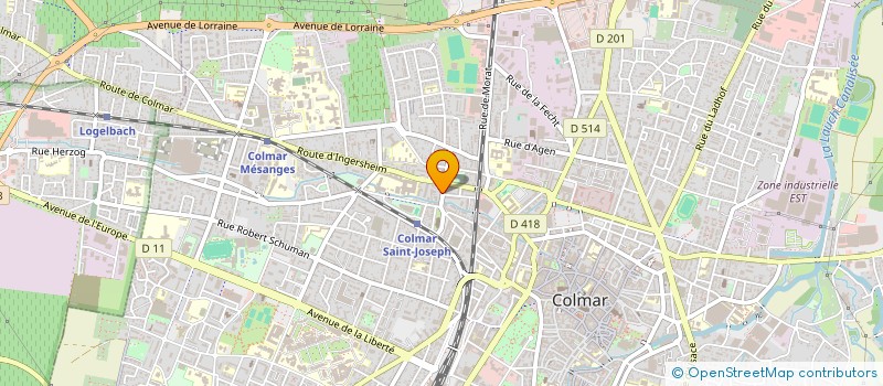 localisation de l'entreprise MADAME CELIA REDIGER  COLMAR