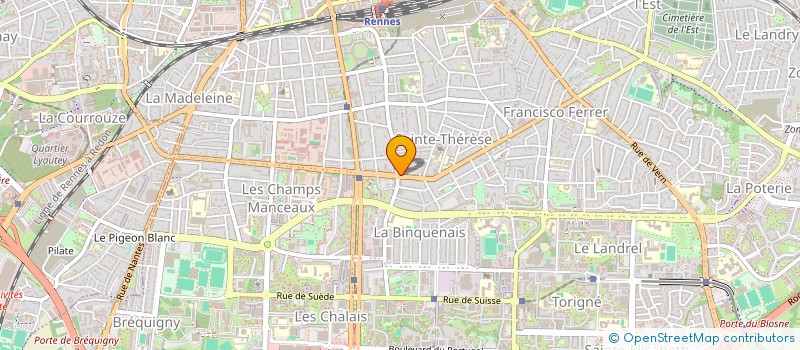 localisation de l'entreprise MADAME CELIA REHORN  RENNES