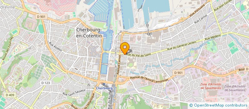 localisation de l'entreprise MADAME CELIA REINHARDT  CHERBOURG-EN-COTENTIN