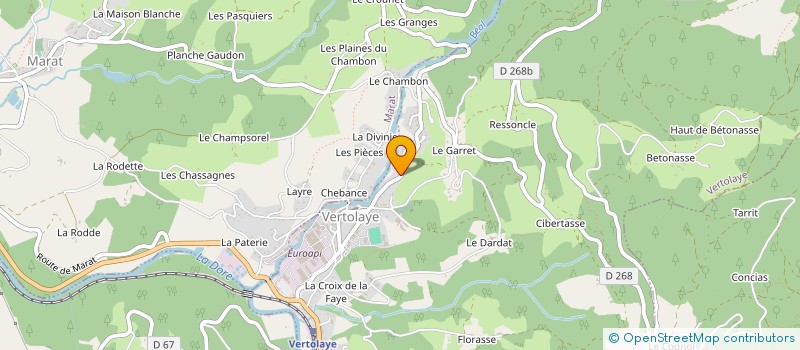 localisation de l'entreprise MADAME CELIA RENAUX  VERTOLAYE