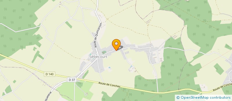 localisation de l'entreprise MADAME CELIA RIGOT  SEBECOURT