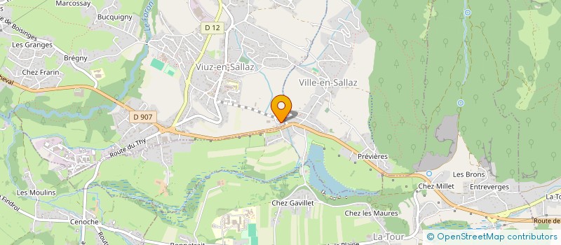 localisation de l'entreprise MADAME CELIA ROBERT  VIUZ-EN-SALLAZ