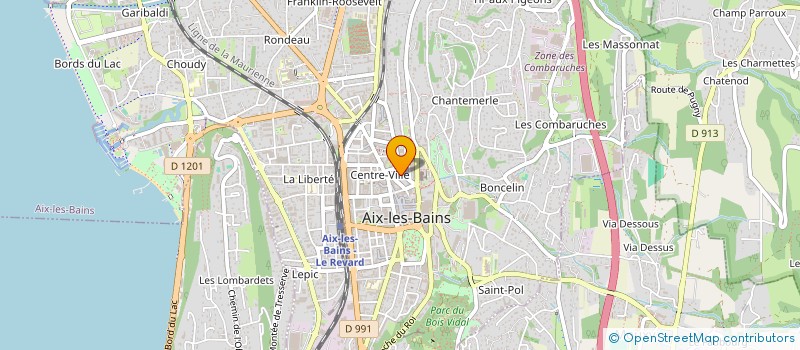 localisation de l'entreprise MADAME CELIA ROCHAIX à AIX-LES-BAINS