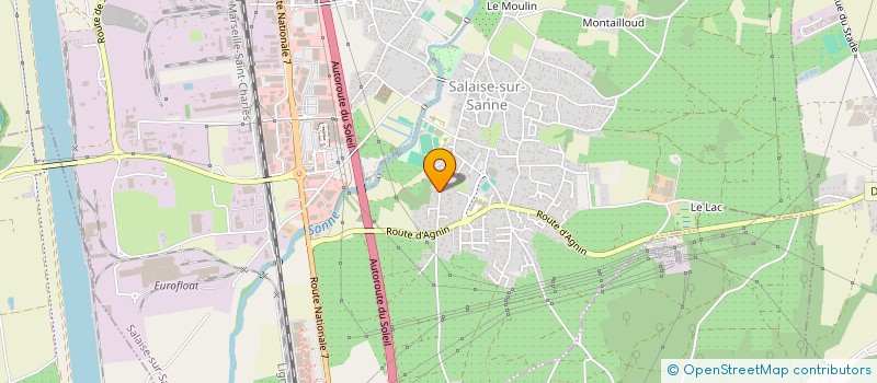 localisation de l'entreprise MADAME CELIA RONDOT  SALAISE-SUR-SANNE