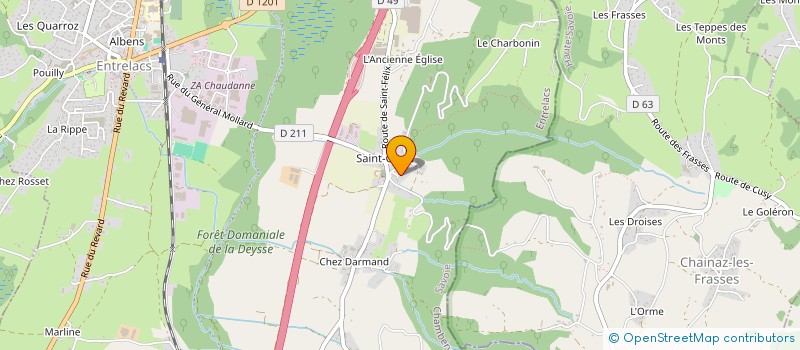 localisation de l'entreprise MADAME CELIA ROSTOLL  GRESY-SUR-AIX