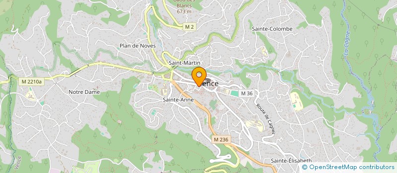 localisation de l'entreprise MADAME CELIA ROUGIER à VENCE