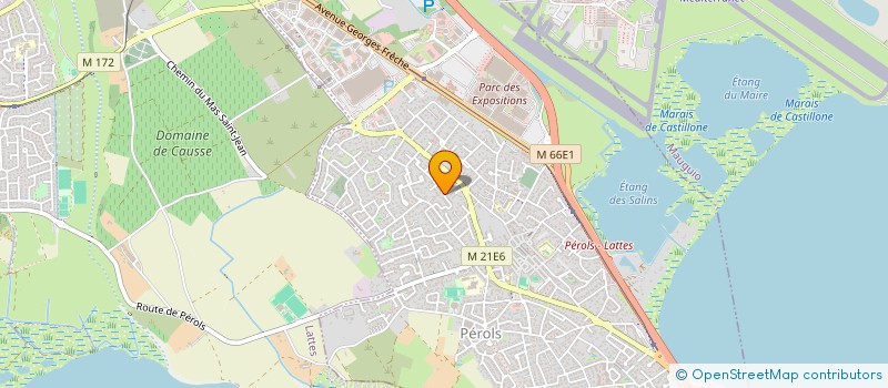 localisation de l'entreprise MADAME CELIA ROURE  PEROLS
