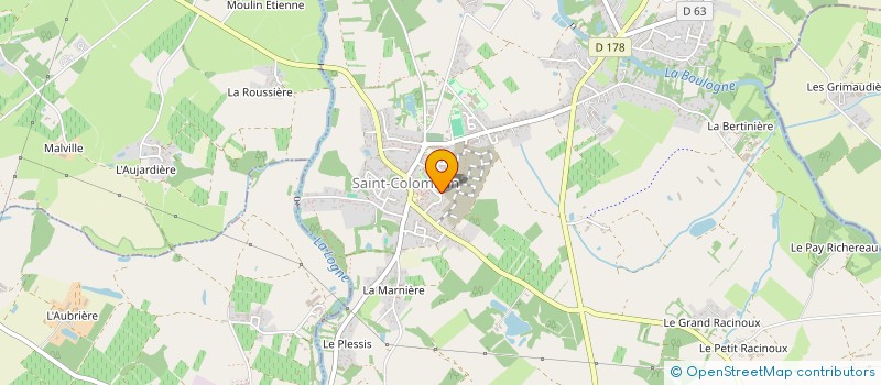 localisation de l'entreprise MADAME CELIA ROUSSEAU  SAINT-COLOMBAN